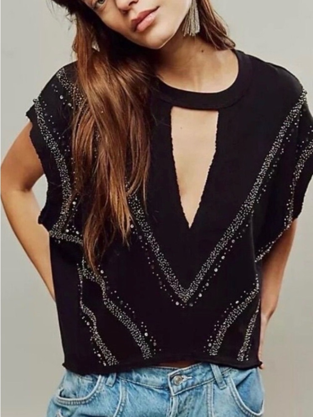 Free People Stardust Slouchy Muscle Tee
